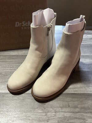 New Dr. Scholls Redux Block Heeled Chelsea Boots Size 6.5