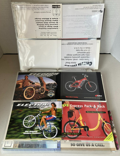 Vintage Binder Collection of Bicycle Cycling Related Post Cards 153 Cards