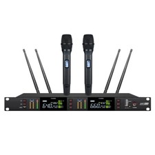 True Diversity Wireless Microphone System Long Range Professional Performance