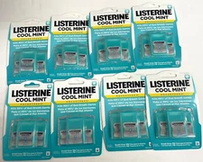8 LISTERINE POCKET PAKS COOL MINT PACKS OF 72 BREATH STRIPS EA. TOTAL 576 STRIPS