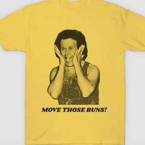 T-Shirt Vintage Richard Simmons - Marque Gildan - Couleur Ash - Tailles S à 5XL - Neuf Avec étiquettes