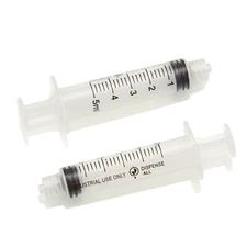 Dispense All 5ml/cc Industrial Syringes, Luer Lock (10/25/50/100/1000/2400 pcs)