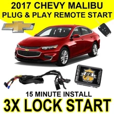 REMOTE START ADD ON 2017 CHEVROLET MALIBU PLUG & PLAY DIY PLUG INSTALL CHEVY GM7