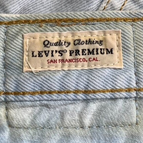 Levi's Women's Wedgie Straight Big E Premium Light Denim Jeans Size 30 x 25.5" - Picture 15 of 16