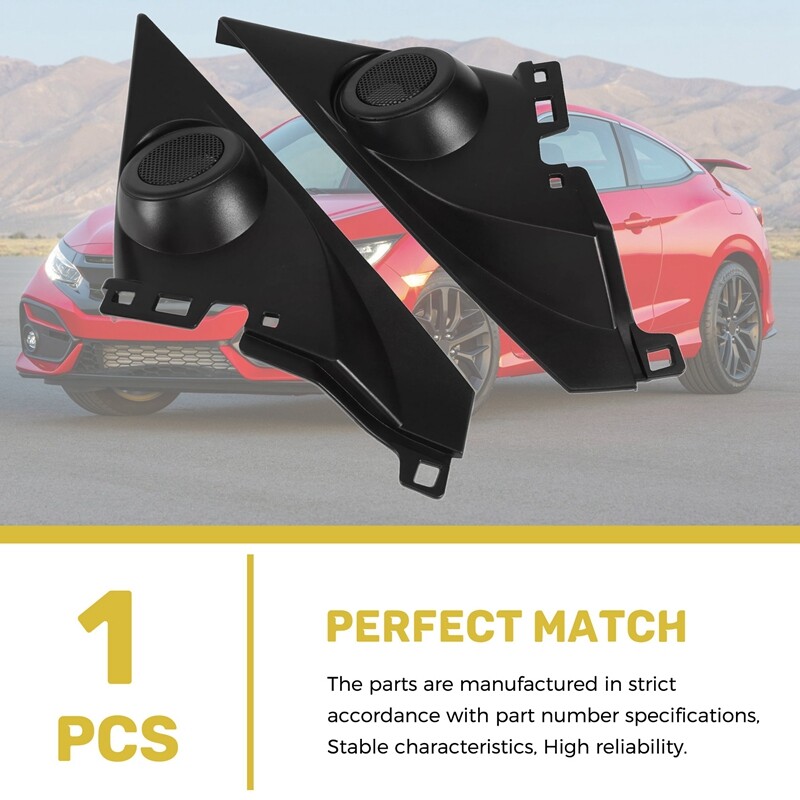 1.5 Inch Pair Front Pillar Althorn Tweeter Covers Car Tweeter