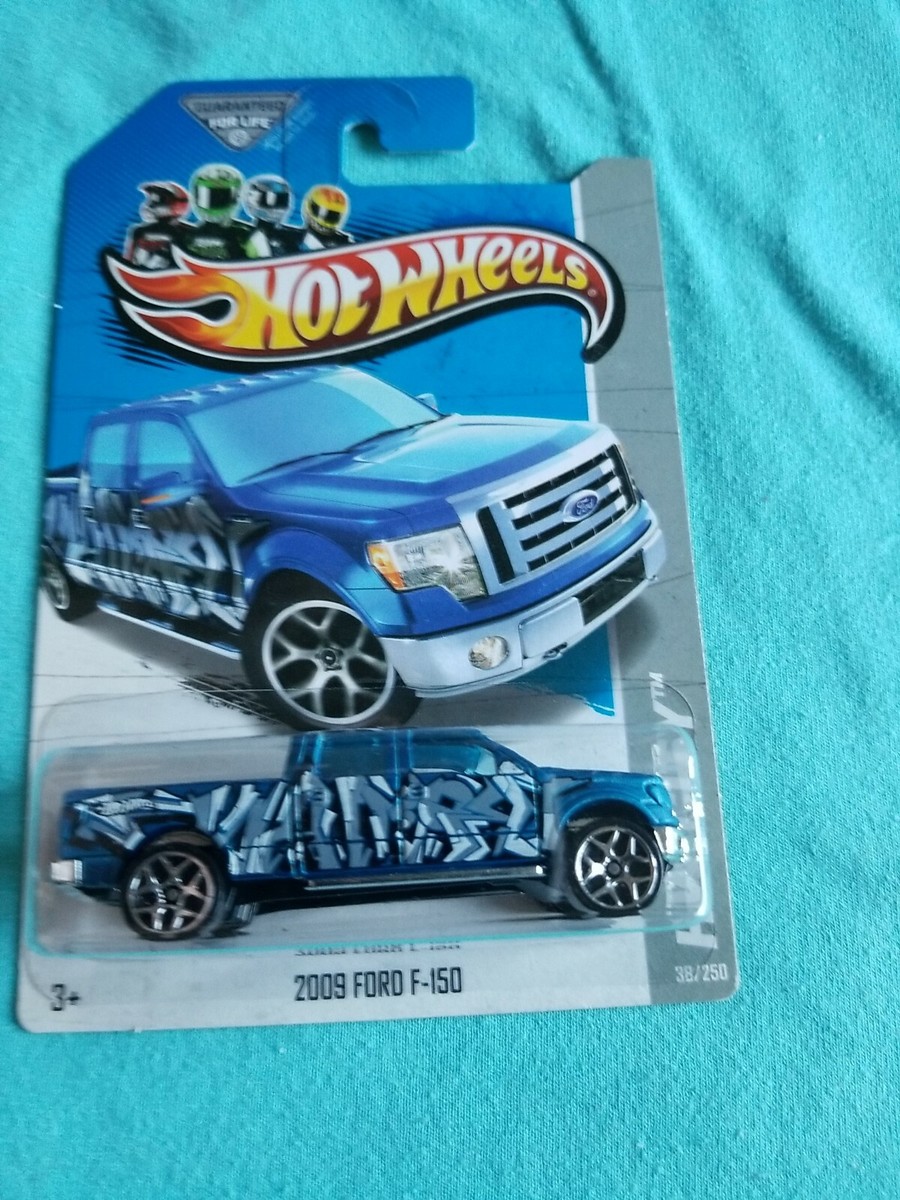 2013 Hot Wheels '09 FORD F-150 Blue 38/250 GREAT CARD Graffiti