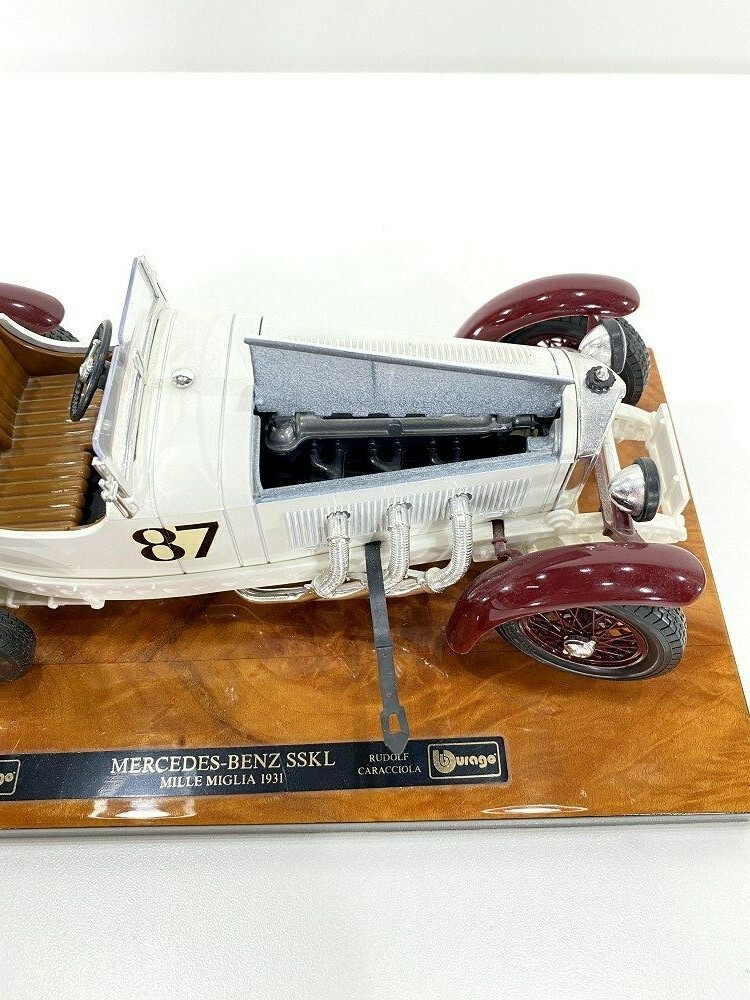 Burago Mercedes Benz SSKL Mille Miglia 1931 Rudolf Caracciola Car