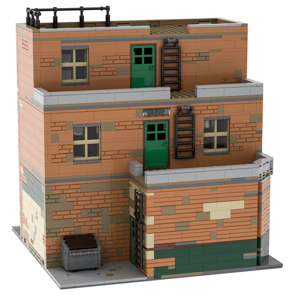 MOC: Modular Pub The Worst Bar with Interior Building Toys Set 2541 Pieces - Image 3 of 4