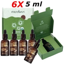 6X Phutawan Organic Moringa Oil 100% Nourishes Face Reduce Acne Smooth Surface 5