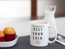 Best Gran Ever Mug - Gran birthday mug, mothers day gift, mothers day mug for...
