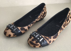 leopard print flat shoes