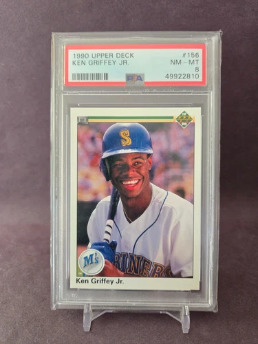 1990 Upper Deck Ken Griffey Jr. Second Year Card #156 PSA 8
