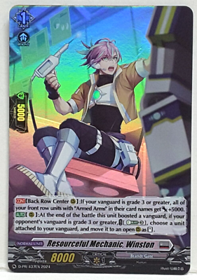 Cardfight Vanguard Resourceful Mechanic, Winston D-PR/437EN FOIL