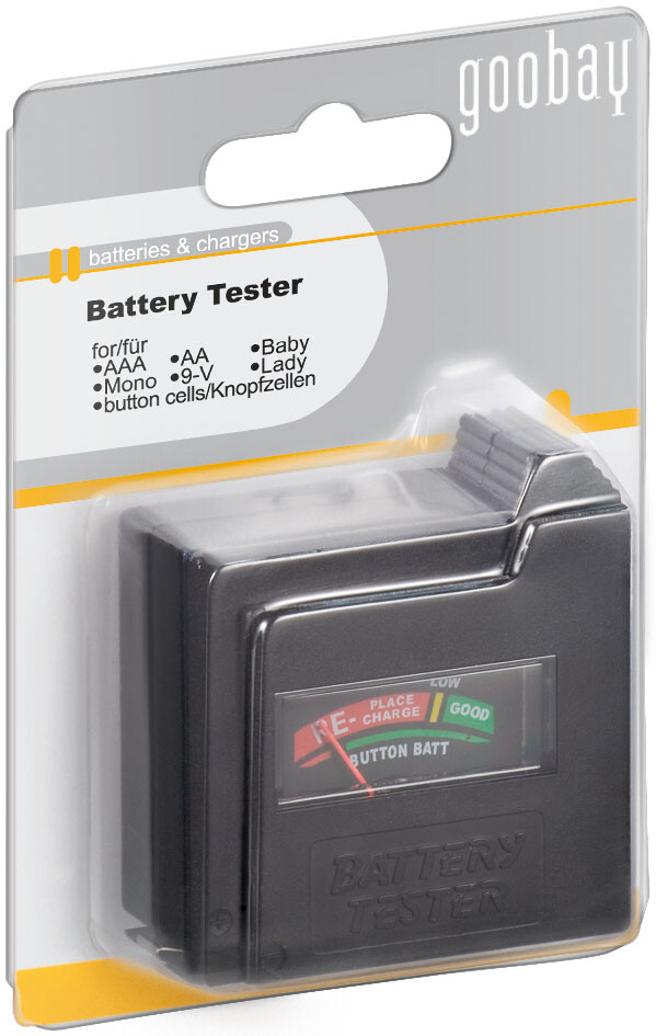 Thumbnail - Batterietester - Für Standardzellen Und Alle Gängigen Knopfzellen
