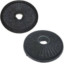 For HYGENA APP2440 APP2442 Cooker Hood Extractor Vent Round CARBON FILTERS X 2