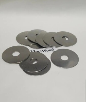 1/2'' × 1-1/2'' Fender Washers (100) ZINC.  Shipped USPS Priority.