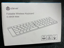 iClever BK06 Mate Foldable Bluetooth Keyboard, Wireless Portable Keyboard  NEW 