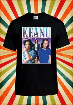 Keanu Reeves Schauspieler Retro cool lustig Männer Frauen Trägershirt Tank Top Unisex T-Shirt 2562