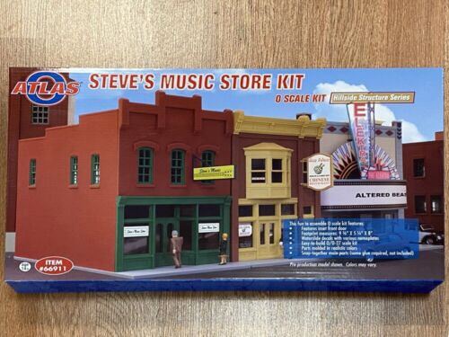 Atlas O 66911 Steve's Music Store Building Kit, O Gauge, NIB - Picture 1 of 2