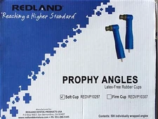 Redland Disposable Dental Prophy Angles Latex Free Firm Rubber Cups 2000 Pcs 