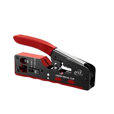 RJ45 RJ12 RJ11 Pass Through Crimping Tool Cat7 Cat6 Cat5E Ethernet Stripper