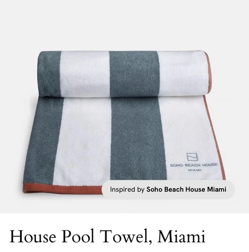 Soho Home House Pool Towel
