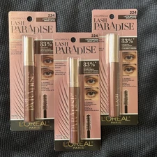 3x - L’Oréal Lash Paradise Mascara- Latte Brown #224 New!