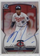2023 Bowman Chrome Prospect Auto Refractor 5/499 Omari Daniel #CPA-OD Auto vv7
