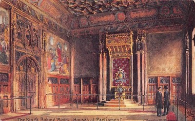 Könige Raubzimmer Häuser des Parliments Biesen 7906 Oillette Postkarte B467 um 1913