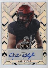 2022 Leaf Metal Draft Portrait Silver Prismatic 29/40 Josh Whyle Auto 1v1