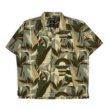 Super Masisve Hawaiian Shirt - XL Green Cotton