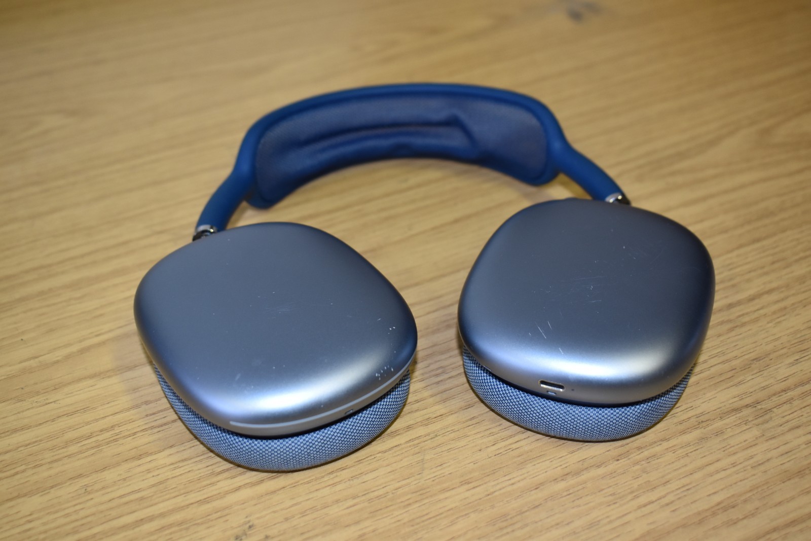 Apple AirPods Max Wireless Bluetooth Headphones Headset BLUE - FAULTY #775