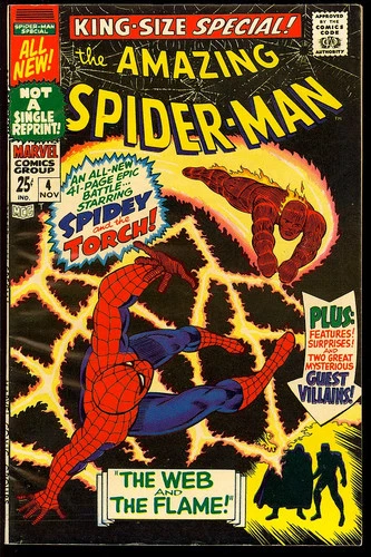 Amazing Spider-Man King-Size Special Annual #4 Very Nice Marvel Comic 1967 FN-VF