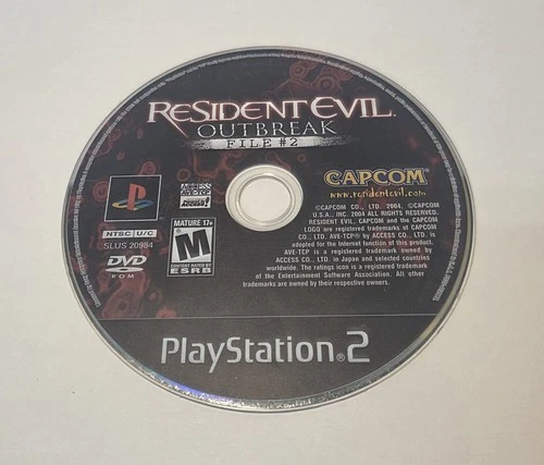 Resident Evil: Outbreak File #2 Disk Only (Sony PlayStation 2, 2005)