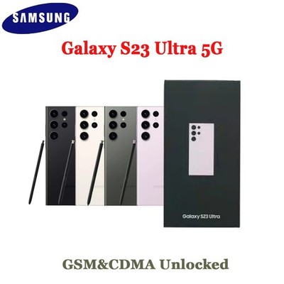 New Samsung Galaxy S23 Ultra 5G SM-S918U 256GB 8GB RAM Factory Unlocked GSM+CDMA