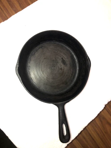 Vintage Wagner Griswald ?  6 1/2 Inch Cast Iron Skillet As Found