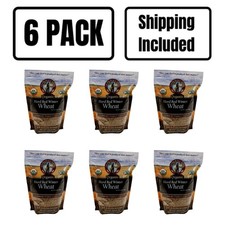 Organic Hard Red Winter Wheat  2 lb  Pack of 6  Non-GMO  Shipping Included 