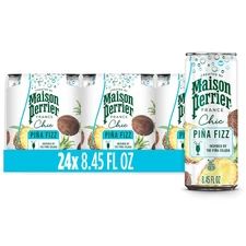 Chic Pina Fizz Pineapple and Coconut Flavored Sparkling Beverage, Low Calorie, M
