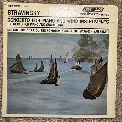 Stravinsky - Concerto for Piano & Wind Instruments Vinyl record (EX)