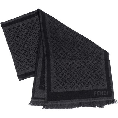 Fendi Wool FF Monogram Schal Scarf Schal