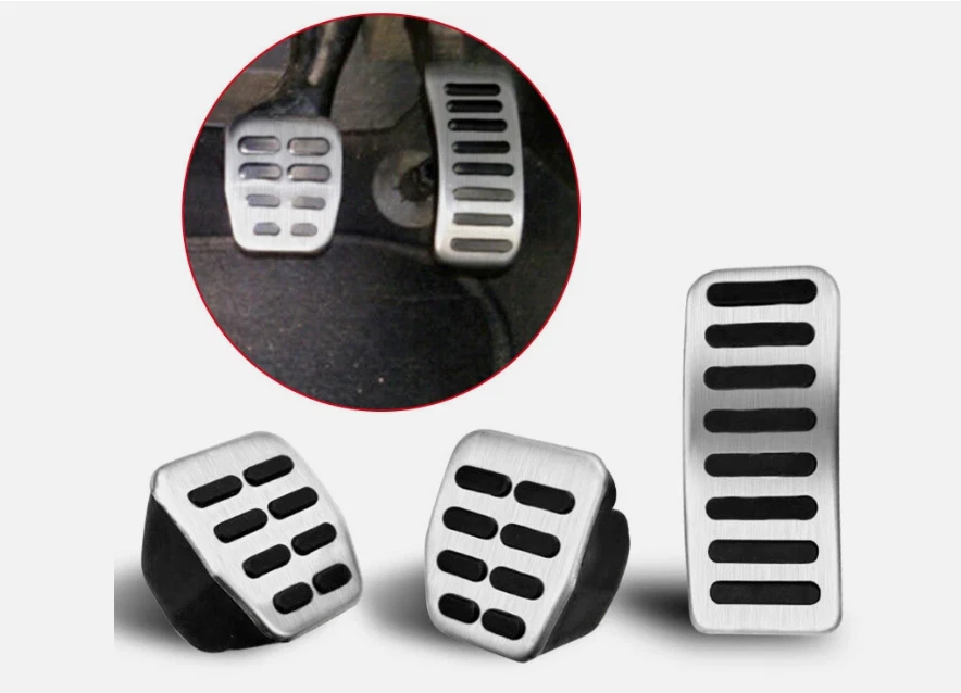 Cubierta de pedal MT embrague freno de gas para VW Beetle Jetta MK3 Polo 6R 9N/9N3 6N2 Foto 4 de 4