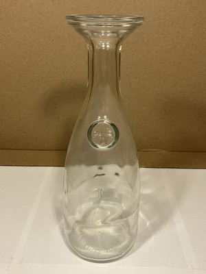 Fleur De Lis Badge Clear Glass 75cl Mod Dep Decanter 90mm 10 1/2  