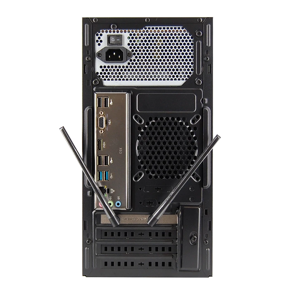 PC Computer Desktop Assemblato SMART i5 16Gb RAM 1Tb SSD WiFi Win 11 -  Bianco - Immagine 4 di 4