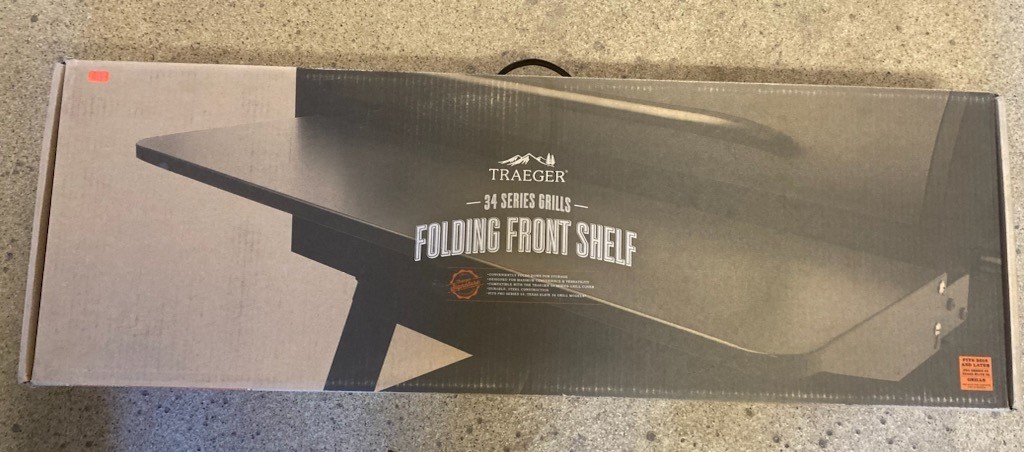TRAEGER- 34 SERIES FOLDING FRONT SHELF