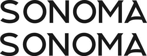 Fits SONOMA by Forest River RV Travel Trailer Camper Vinyl Decal 2 pc 3.9" x 24"