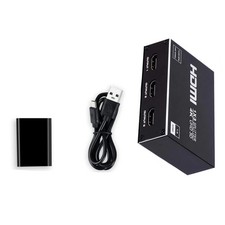 1x3 HDMI Splitter 1 in 3 Out HDMI Splitter Audio Video Splitter Box 4 Ports
