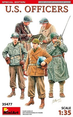 MIART-35477 MiniArt 1/35 U.S. Officers. Special Edition