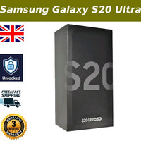 New Sealed Samsung Galaxy S20 Ultra SM-G988U 5G Unlocked Smartphone Black/White
