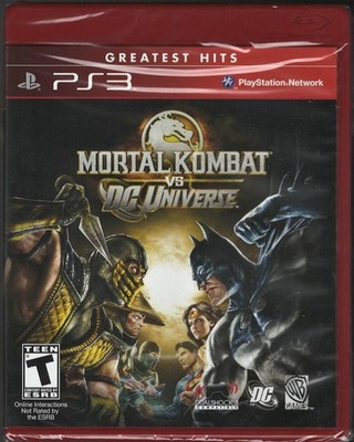 Mortal Kombat vs. DC Universe (Greatest Hits) PS3 (Brand New Factory Sealed US V