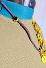 Yellow Button Necklace — photo 5